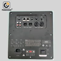 Professional audio processor DSP 300W plate amplifier for home theater and 600W subwoofer module amplifier for Recording studio