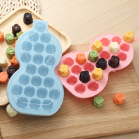 家用創意硅膠制冰格玫瑰冰淇淋冰塊布丁果凍巧克力烘焙模具帶蓋子