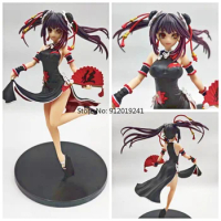 Date A Live Tokisaki Kurumi Cheongsam Standing Ver. Japanese Anime Action Figure Decoratie Desk girl Ornamenten Collectibles toy