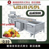 【台灣公司 優質服務】商用氣泡清洗機臭氧渦流氣泡清洗設備商用廚房洗菜凍肉解凍機器