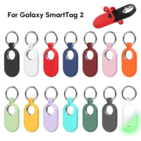 Protector Cover For Samsung Galaxy SmartTag 2 Tracker Shockproof Anti-Scratch Silicone Protect Case For Smart Tag 2