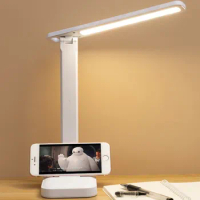 LED Rechargeable Desk Lamp USB Charging Reading Lamps Table Light 3-Level Dimmable Eye Protection Student Study Night Lights