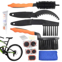 Bicycle Cleaning Tools Mountain Bike Chain Cleaner Set Multi-Purpose Cleaning Accessory For Mountain Bikes Folding Bikes Road