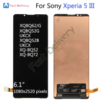 Original For Sony Xperia 5 III LCD Display Touch Screen Digitizer Assembly Replacement For Sony x5 III XQ-BQ72 XQBQ62/G lcd