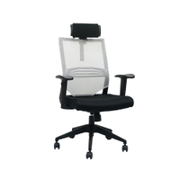 【H&amp;D東稻家居】可調式辦公椅-白色(YS5/AH-68)/辦公椅/DIY自行組裝送一樓