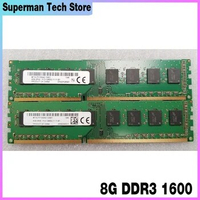 1Pcs For HP ML110 G7 N40L M10 8GB 2Rx8 UDIMM ECC Server Memory 8G DDR3 1600