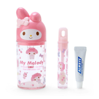 Sanrio 美樂蒂 攜帶型牙刷牙膏杯組 120ml 牙刷 牙膏 漱口杯＊夏日微風＊