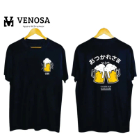 Kaos Distro Katun Pria Beer Gelas