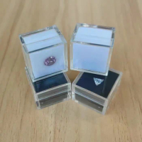 Clear Earrings Jewelry Storage Box Loose Diamond Gems Gift Packaging Box Ring Trollbeads Pearl Beads Organizer Holder Box 10Pcs