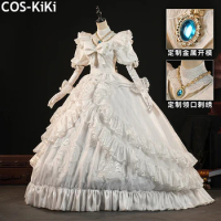 COS-KiKi Identity V Marie Bloody Queen Promised Day QiZhen Fashion Game Suit Cosplay Costume Gorgeous Dress Halloween Outfit