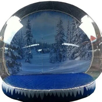 Gaint Inflatable snow globe inflatable Christmas snow globe for Christmas day with factory price