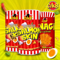 SALMON SKIN SALTED EGG & UNAGI SALTED EGG CRACKERS CIK B BUNDLE OF 3