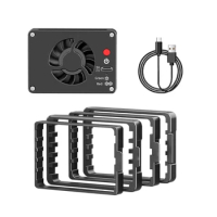 Effective Camera Cooling Fan Heat Sink for ZVE1/A6700/ZV-E10 Universal Heat Dissipation Fan Mount 2-Level Dropship