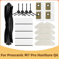Compatible For Proscenic M7 Pro Kyvol S31 Honiture Q6 Uoni V980 Plus Lenovo T1 Pro Part Main Side Brush HEPA Filter Dust Bag Mop