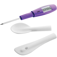 【IBILI】2in1刮刀湯匙溫度計(食物測溫 烹飪料理 電子測溫溫度計)