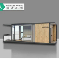 Prefab container house 40ft shipping container homes 40 ft luxury with 1 bedroom