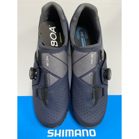 {Fashion Bike} Free Shoe Shine Wet shimano SH-XC300 XC3 Navy Blue Mountain Bike Card Shoes Gym Flywheel Wide Version
