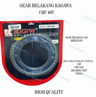 Gear Belakang KGW Gir Belakang Titanium CRF 46T KLX 45T PNP CRF 46T