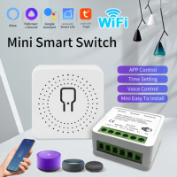 Tuya WiFi Smart Switch Smart Life APP Remote Control Relay Module 433Mhz 2-way Control Breaker Support Alexa Google Home 16A 20A