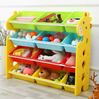 熱賣№▼兒童玩具收納架整理架多層置物架收納箱盒幼兒園寶寶玩具架收納柜