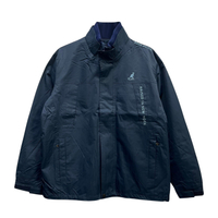 KANGOL 外套 深藍 立領 內刷毛 防風外套 男 6055146380
