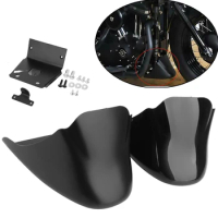 For Harley Sportster Iron XL 883 1200 2004-2022 Motorcycle Chin Fairing Front Bottom Spoiler Black Mudguard Air Dam Protector