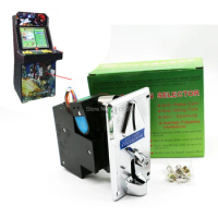 Front Plate Coins Selector coin Acceptor Coin-operated mechanis for Massage chair /Vending / Arcade machine