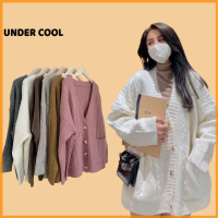 Còn hàng Áo Khoác Cardigan Len Thừng UNDERCOOL Form Rộng Kiểu Hàn Quốc Trẻ Trung AK07