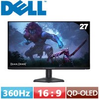 DELL 27型 Alienware QD-OLED 顯示器 AW2725DF