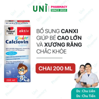 Kinder Calciovin Liquid Doppelherz - Bổ sung canxi giúp trẻ cao lớn - Lọ 200ml