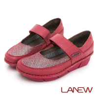  LA NEW 氣墊手縫休閒鞋 娃娃鞋(女226025554)