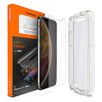 Spigen iPhone XS Max Glas.tR EZ Fit 防爆玻璃保護貼-