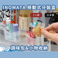 日本 INOMATA 冰箱分裝盒 收納盒 小型 可移動式 輕巧型 掃除 冰箱 冷藏庫 冷凍庫兩入 [日本製] AC2