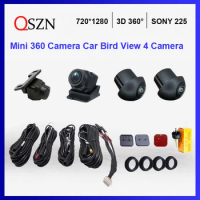Night Version AHD 720*1280 SONY 225 360° Camera 4 Camera 3D Waterproof Mini Car Rear/Left/Right/Front View Universal Parking