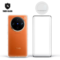 T.G vivo X100 Pro 手機保護超值3件組(透明空壓殼+3D鋼化膜+鏡頭貼)