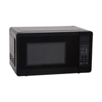 Countertop Microwave Oven, Convection Oven Kitchen Appliance with Control Panel and Glass Turntable, Black