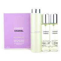 岡山戀香水~CHANEL 香奈兒 CHANCE 綠色氣息版女性行動淡香水3*20ml~優惠價:4280元