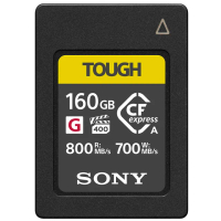 【SONY 索尼】CEA-G160T 160G/GB 800MB/S CFexpress Type A TOUGH 高速記憶卡(公司貨 適用A7SM3 FX3 FX30)