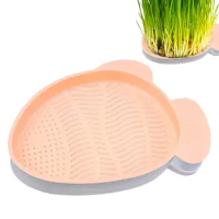 Cat Grass Planter Hydroponic Planter Growing Kit For Catnip Wheatgrass Layered Planting Box Soilless Cat Grass Growing Kit With