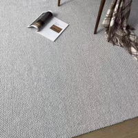 紐西蘭羊毛純色大尺寸地毯