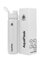 Aquaflask 22oz Wide Mouth Water Bottle Arctic White