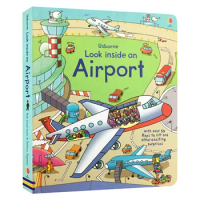 Usborne Look Inside An Airport, Children's books aged 3 4 5 6, English Popular science picture books, 9781409551768