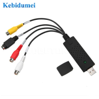 USB 2.0 to RCA Cable Adapter 4 Channel Video Audio Capture Card Video DVR Capture Adapter For TV DVD VHS Capture Device