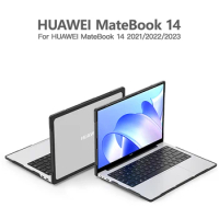 Case For Huawei MateBook 14 inch 2021 2022 2023 Laptop Notebook Case Kickstand Holder Anti-scratch Shockproof Protective Cover