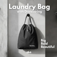 AIO Laundry Bag Travel Estetik Tas Penyimpanan Serut Gantung Jumbo Kantong Cucian Baju Pakaian Kotor