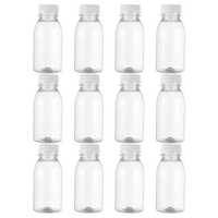 20 Pcs Milk Bottle Juice Bottles Multi-function Transparent Drinks Beverage Packing Clear The Pet Small Coffee Travel Tea