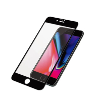 【PanzerGlass】iPhone 6+/6s+/7+/8+ 5.5吋 3D耐衝擊高透鋼化玻璃保護貼+漾玻透明殼(黑)