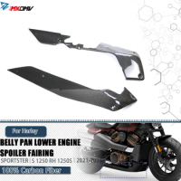 Belly Pan Lower Engine Spoiler Fairing Guards Cover Carbon Fiber Motorcycle For Harley Sportster S 1250 RH 1250S 2021-2023