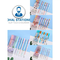 pen bisa hapus karakter merek Aodemei isi 12 pcs - random