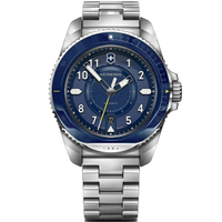 VICTORINOX 瑞士維氏 OURNEY 1884 200米潛水機械腕錶(VISA-242010)-43mm-藍面鋼帶【刷卡回饋 分期0利率】【APP下單22%點數回饋】